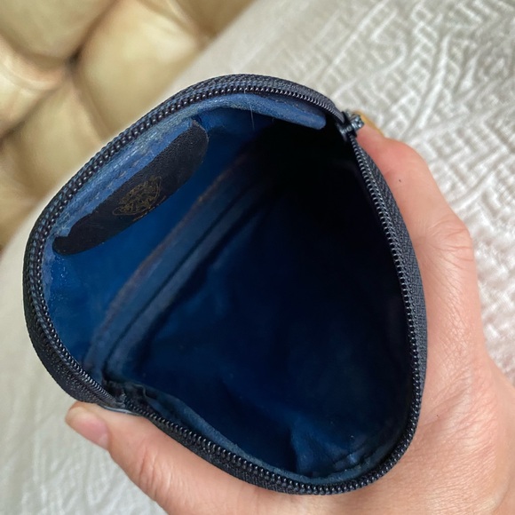 Vintage Gucci Circle Coin Pouch Wallet Zip Micro GG - Picture 10 of 12